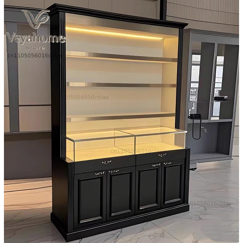 Luxury Skincare Store - Exhibidor de Productos de Maquillaje y