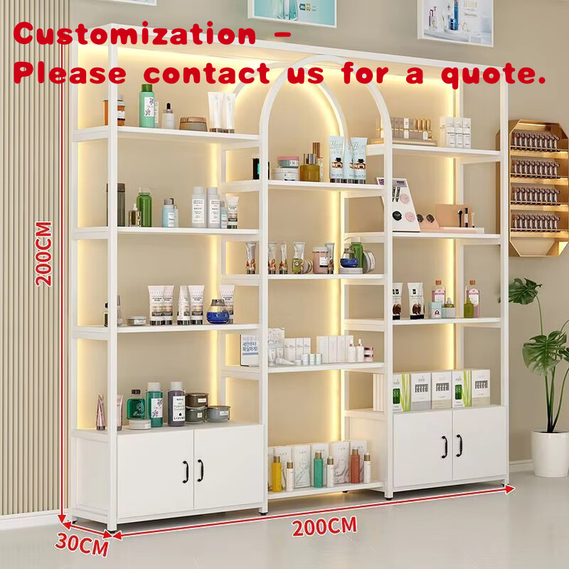 Luxury Skincare Store - Custom.2026 Estante de exhibición de luz