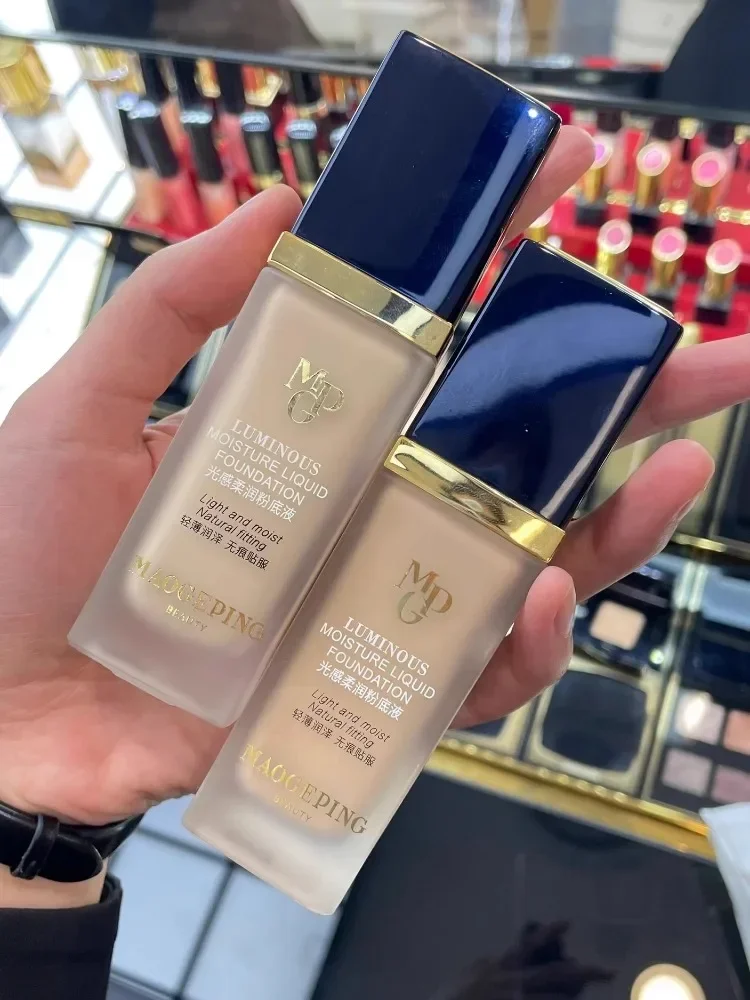 Luxury Natural Skincare - Base de Maquillaje Líquida Maogeping Luminosa,