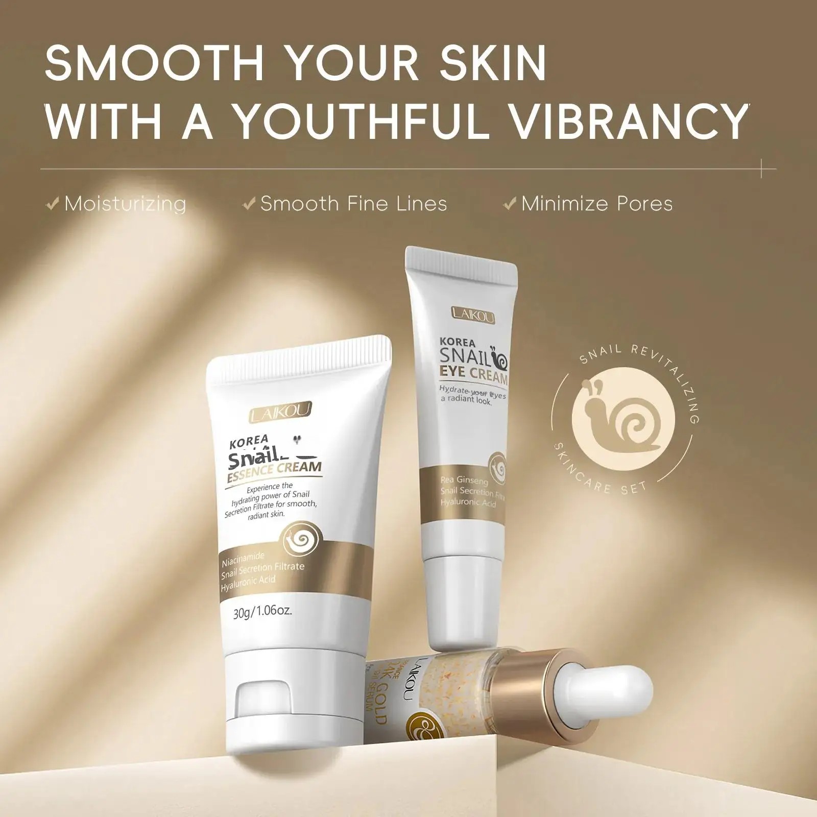 Suero reparador de caracol dor - Luxury Natural Skincare reseña y precio